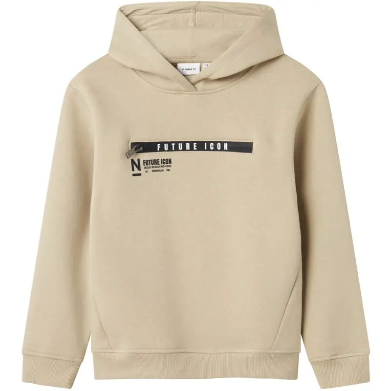 Name It Peyote Nkmleonas Ls Nreg Sweat Wh Bru 1