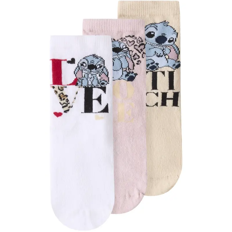 Name It Peyote Nmfjane Stitch 3P Socks Wdi 1