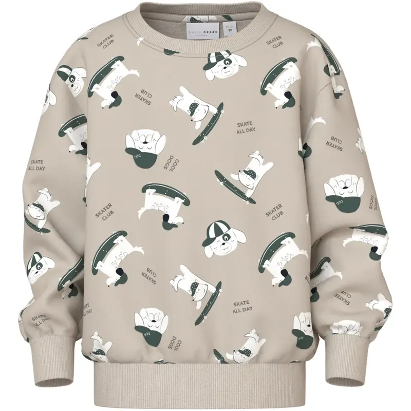 Name It Peyote Skater Dogs Nmmvifelix Ls Nreg Sweat Unb 1