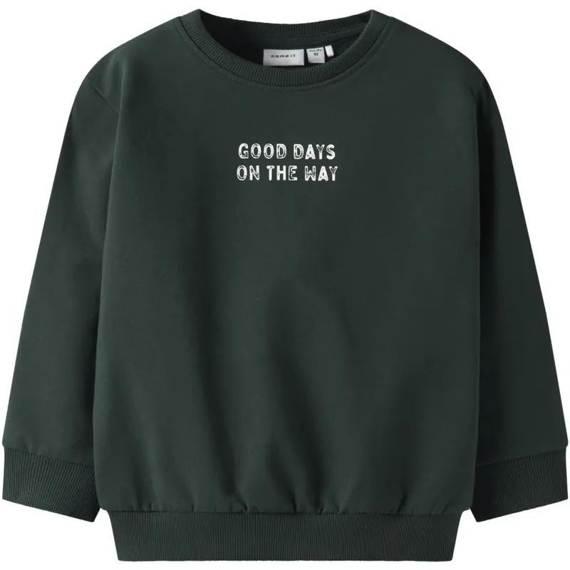 Name It Pine Grove Nmmslade Ls Nreg Sweat Bru 1