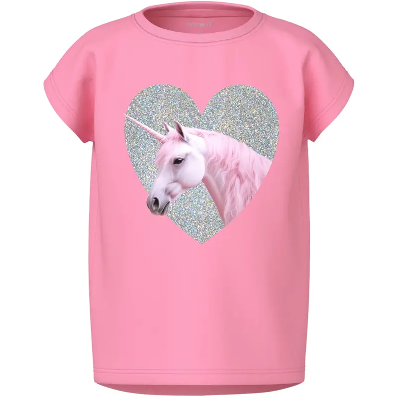 Name It Pink Drink Glitter Unicorn Nmfvotia Capsl Top 1