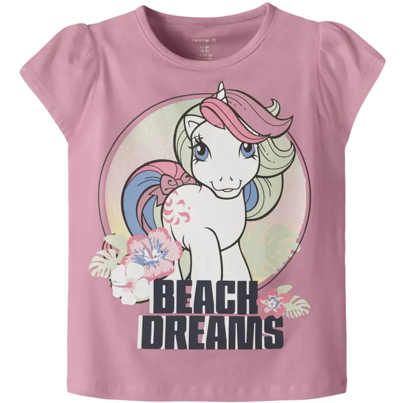 Name It Pink Drink Nmfada Mlp Ss Top Cplg 1