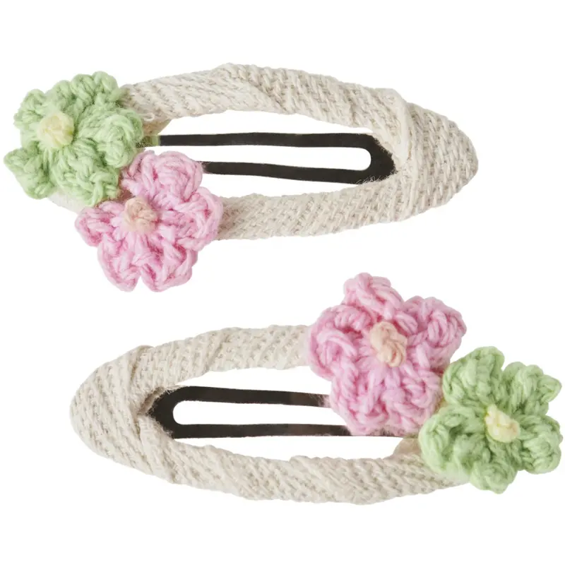 Name It Pink Drink Nmfjoflower 2P Hairclip 1