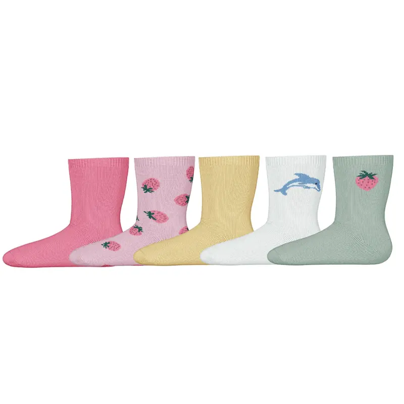 Name It Pink Drink Nmfvinni 5P Socks 1