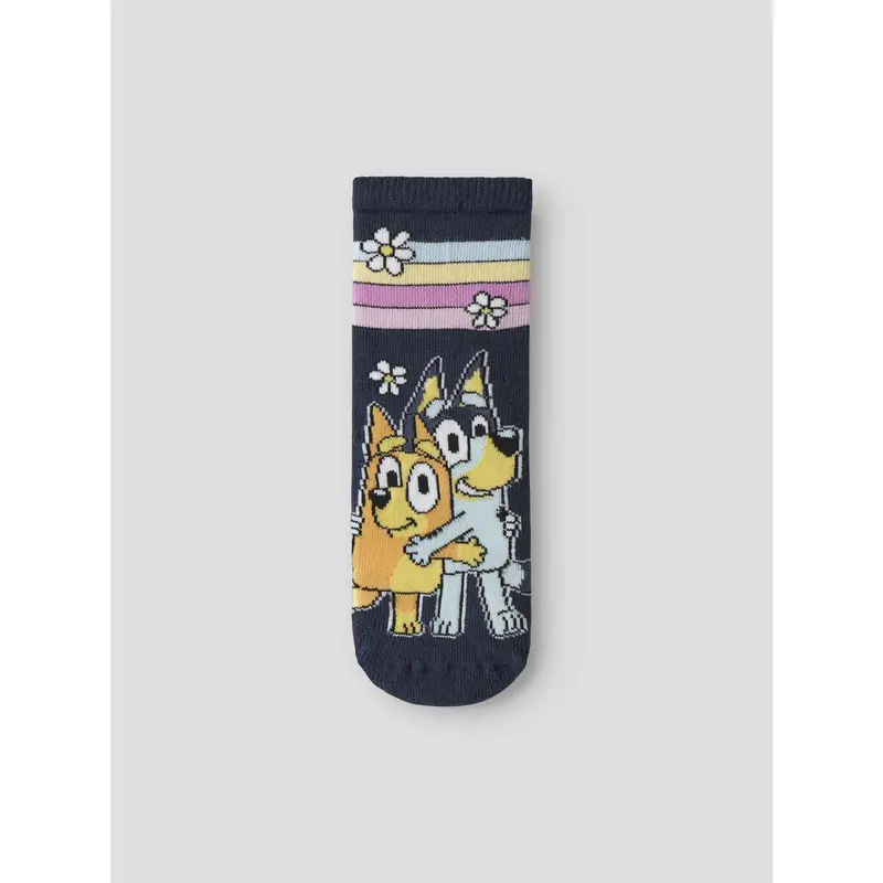 Name It Pirouette Nmfjensia Bluey 3P Socks Sky 3
