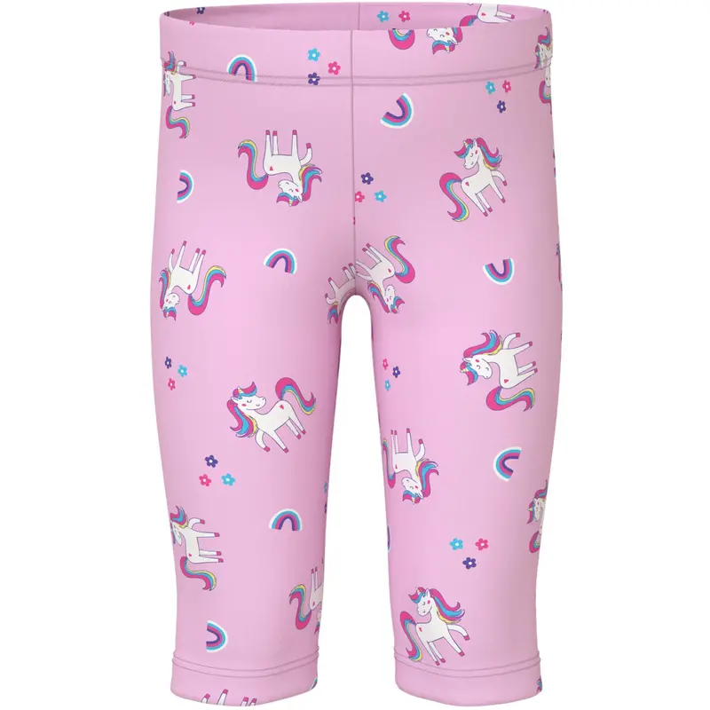 Name It Pirouette Unicorn Nmfvivian Aop Capri Leggings 1