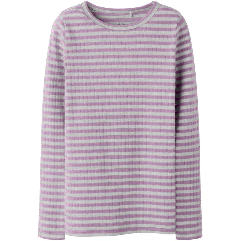 Name It Pirouette W. Grey Melange Nkfsuraja Xsl Ls Top Noos 1