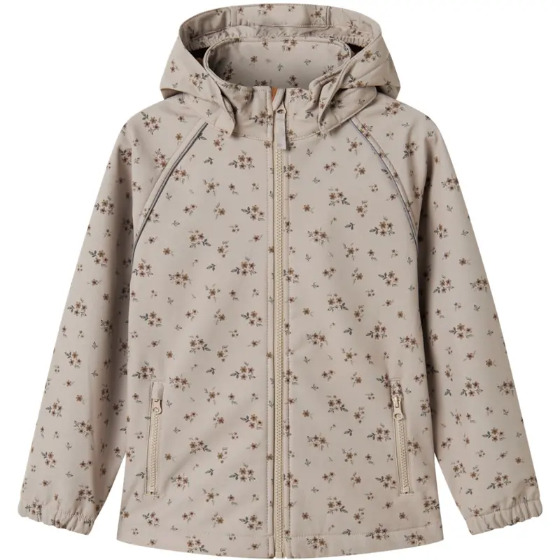 Name It Pure Cashmere Bouquet Nkfalfa08 Softshell Jacket Aop Fo 1