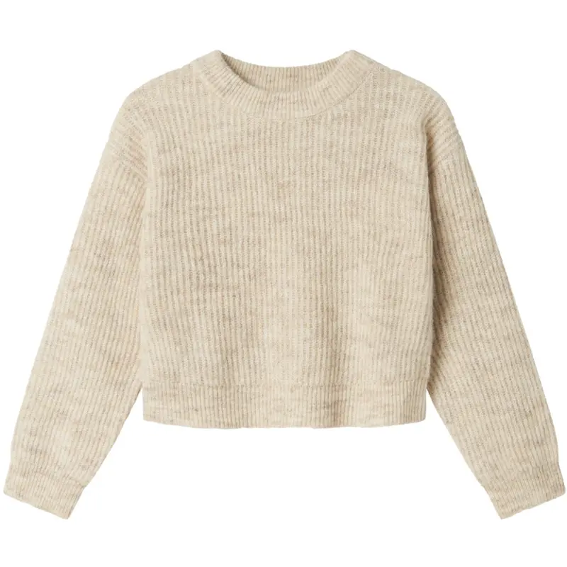 Name It Pure Cashmere Nkfholly Ls Boxy Short Knit Noos 1