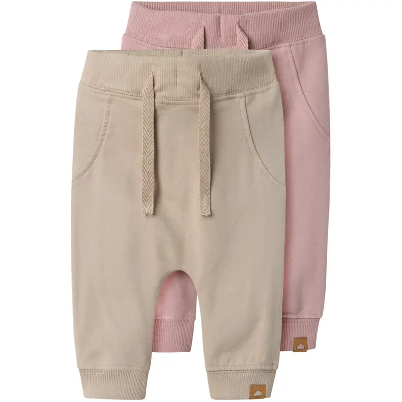 Name It Pure Cashmere Pack W. Deauville Mauve Nbntakki 2P Sweat Pants Noos 1