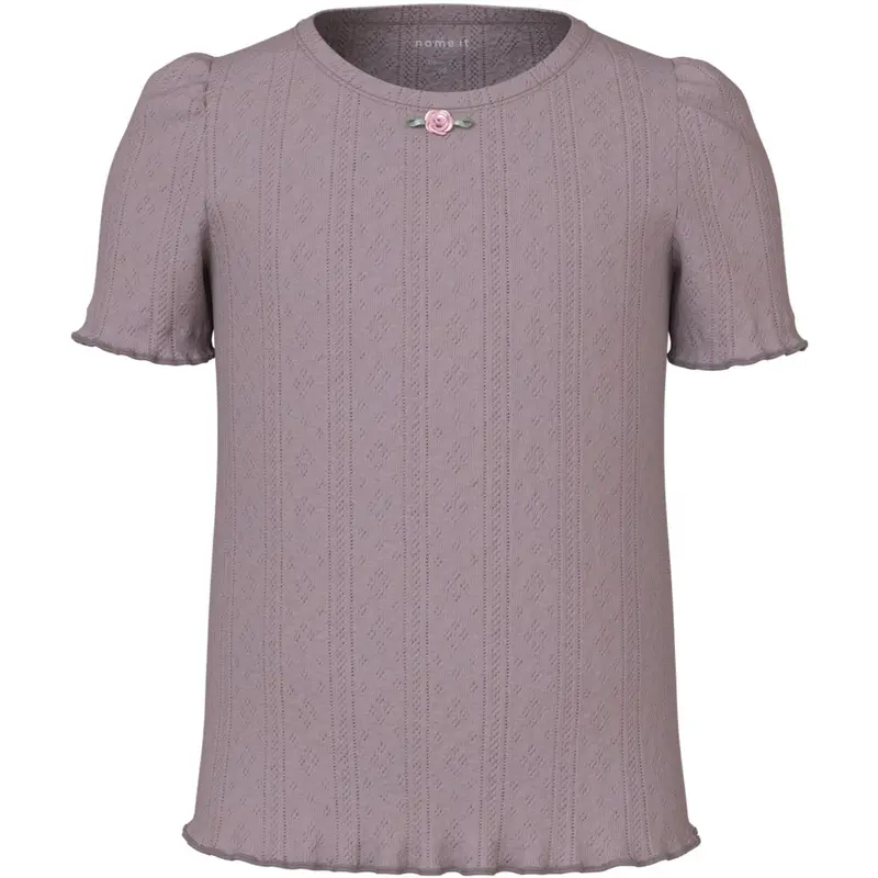 Name It Purple Dove Jsilke Slim T-Shirt 1