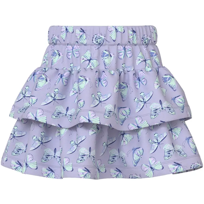 Name It Purple Heather Butterflies Vigga Skirt 1