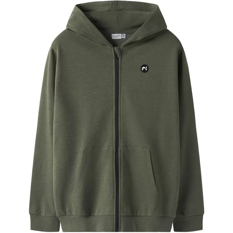 Name It Rifle Green Nkmvimo Ls Sweat Card Bru Noos 1