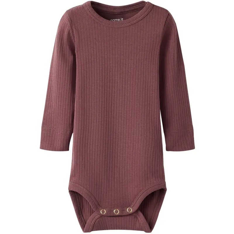 Name It Rose Brown Nbfofulla Ls Slim Body 1