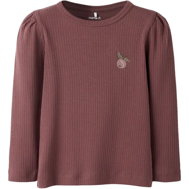 Name It Rose Brown Nmfolika Ls Xsl Top 1