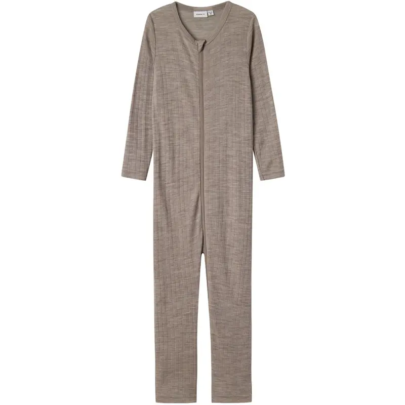 Name It Satellite Nmmwang Wool Needle Nightsuit Solid 1