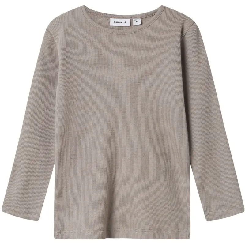 Name It Satellite Nmmwossa Wo/Si Rib Ls Top 1