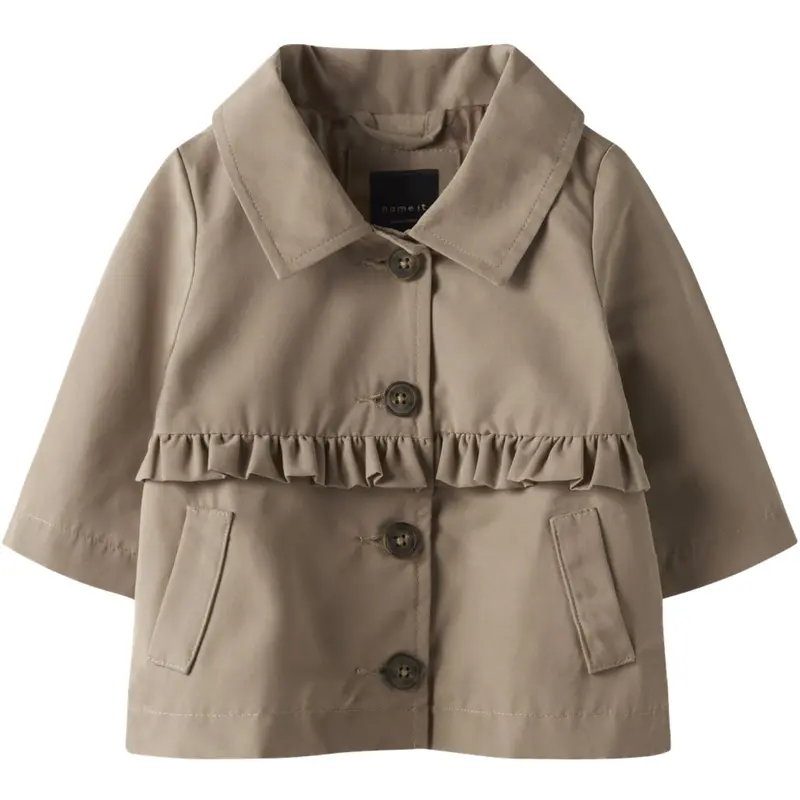 Name It Savannah Tan Nbfmadelin Trench Coat 1