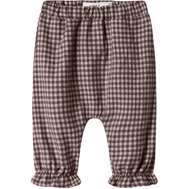 Name It Seal Brown Burnished Lilac Nbfoninka Pants 1