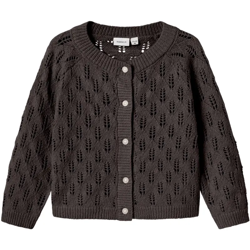Name It Seal Brown Nmfleslie Ls Knit Card 1