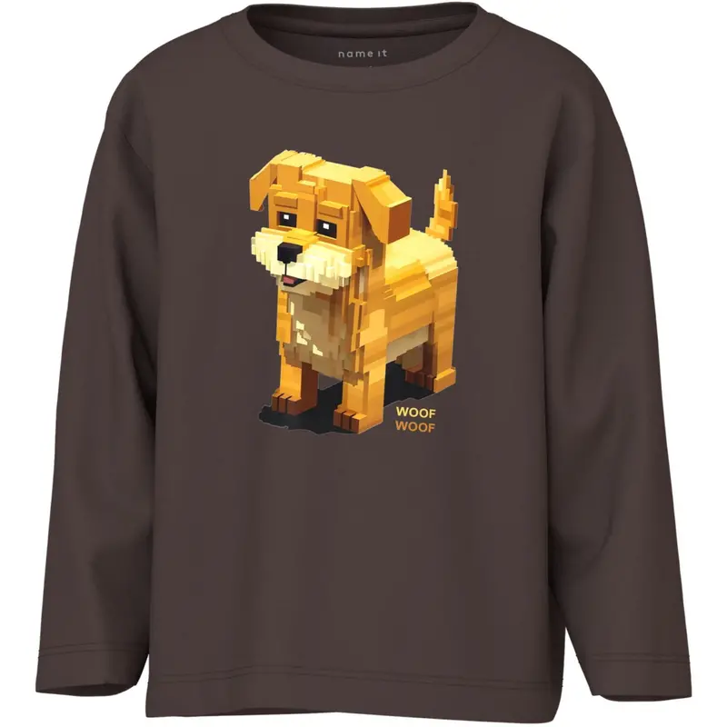 Name It Seal Brown Nmmsalan Ls Nreg Top 1