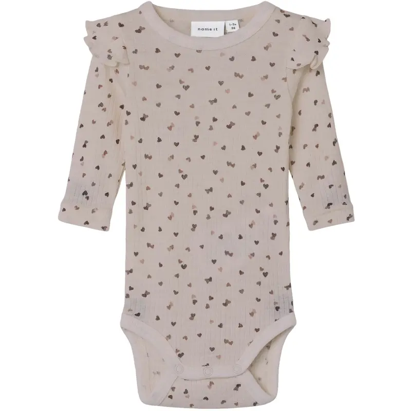 Name It Shadow Gray Dots Nbfwomi Wo/Mo Ls Body 1