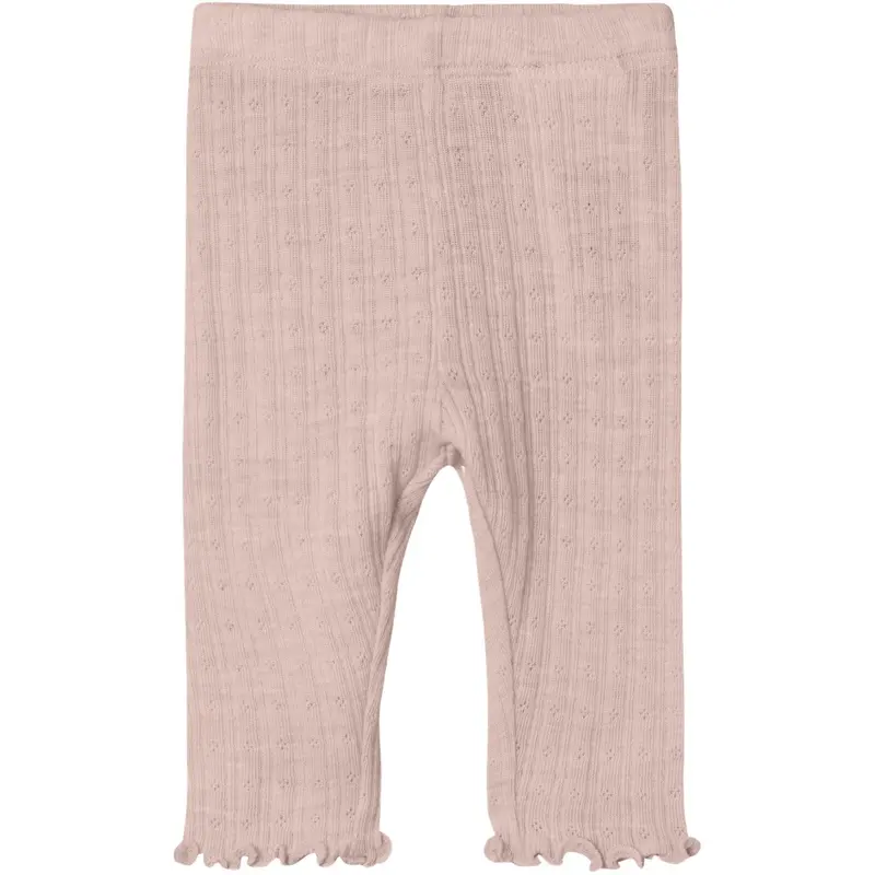 Name It Shadow Gray Nbfwossa Wo/Si Rib Leggings 1