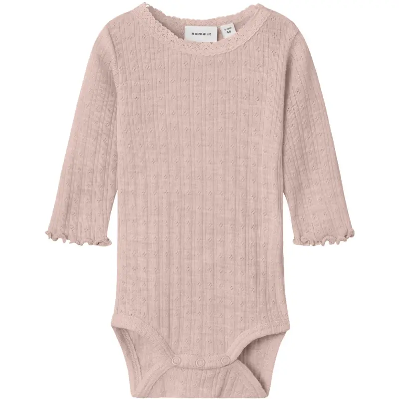 Name It Shadow Gray Nbfwossa Wo/Si Rib Ls Body 1