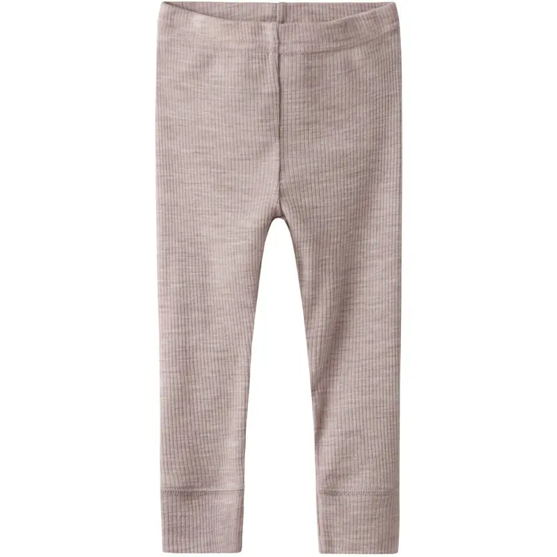 Name It Shadow Gray Nbnwax Wool Rib Leggings Noos 1