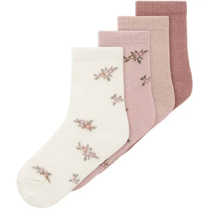 Name It Shadow Gray Nmfwak Wo/Bl 4P Socks 1