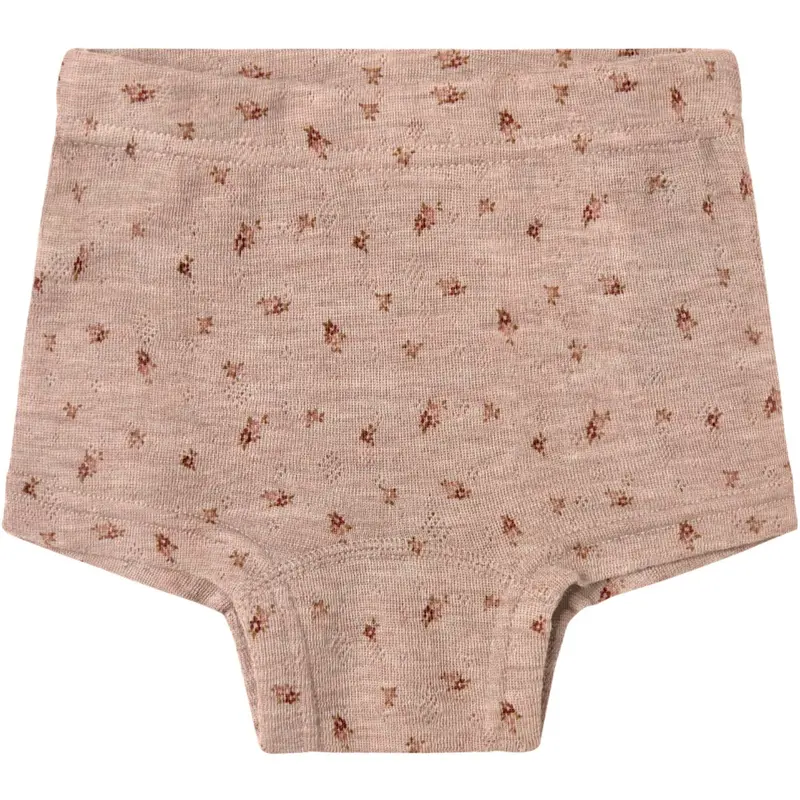 Name It Shadow Gray Small Flowers Nmfwang Wool Needle Boxer 1