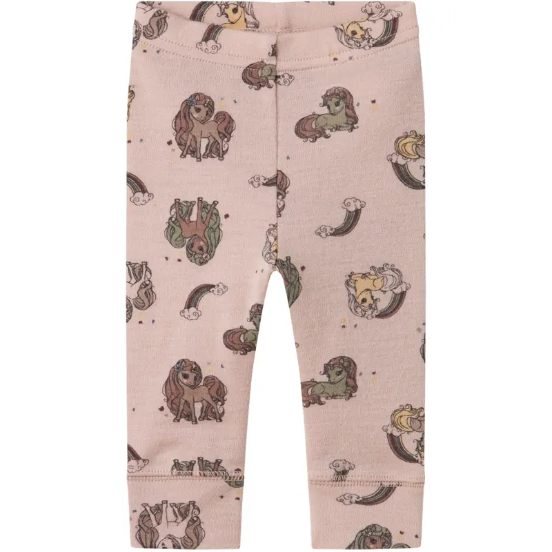 Name It Shadow Gray Unicorn Nbfwillit Wool Leggings 1