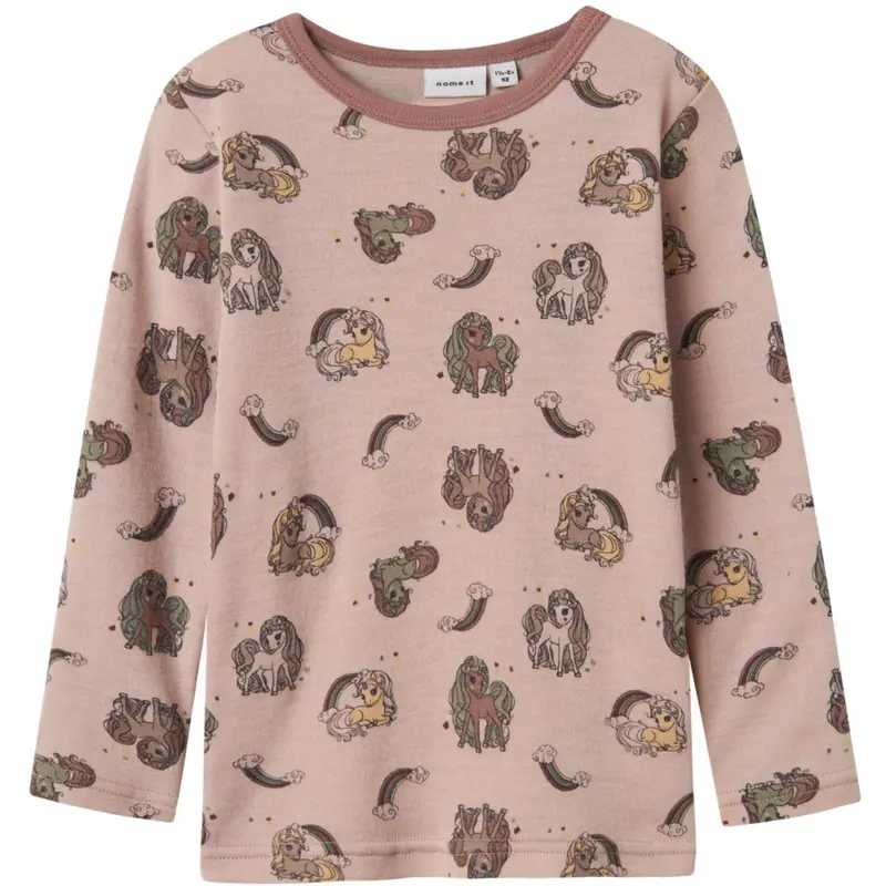 Name It Shadow Gray Unicorn Nmfwillit Wool Ls Top 1