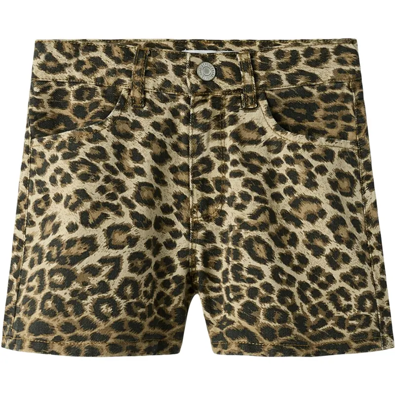 Name It Silver Mink Leopard Nkfrose Hw Shorts 4444-Td Noos 1