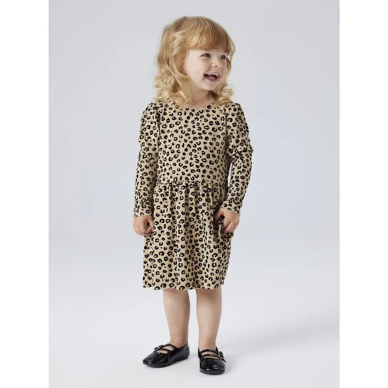 Name It Silver Mink Nmfrebekka Ls Dress 2