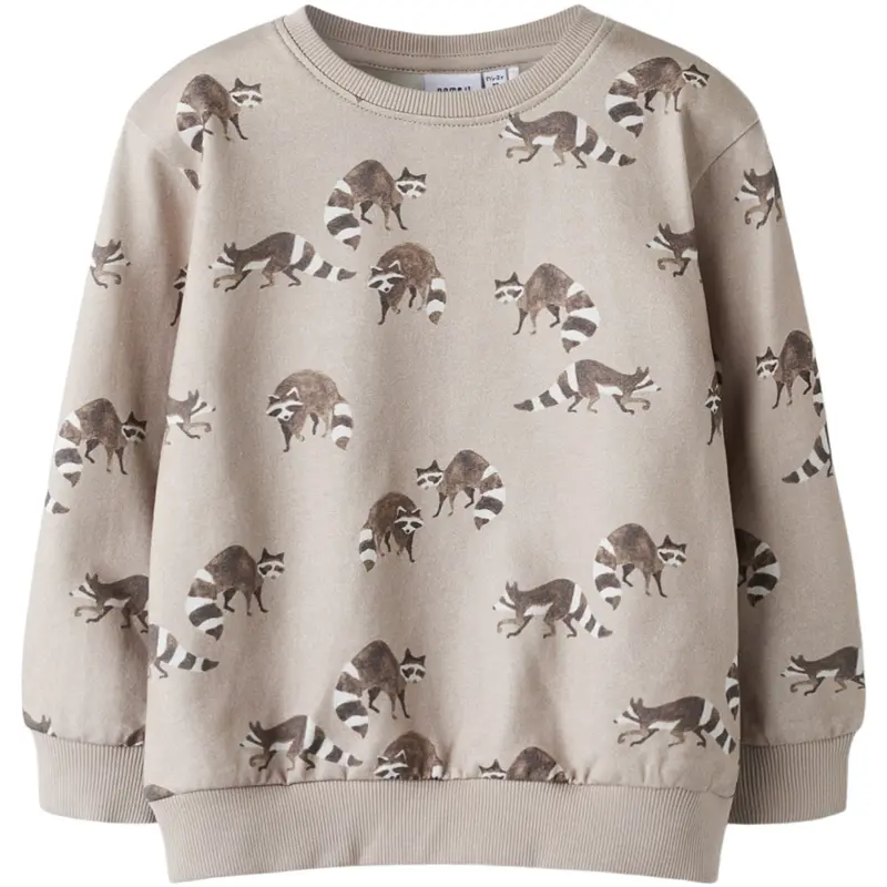Name It Simply Taupe Nmmkeonel Ls Nreg Swe Unb 1