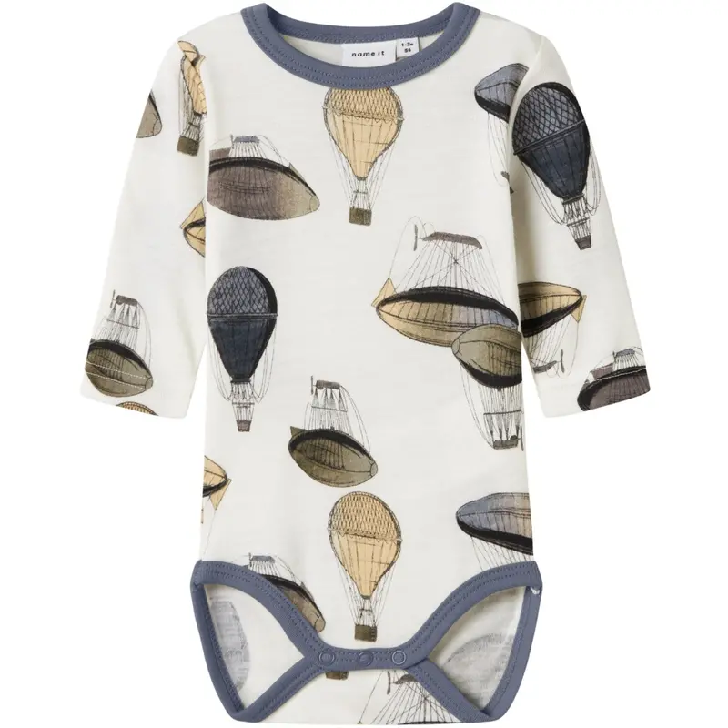 Name It Snow White Air Balloon Nbmwillitus Wool Ls Body 1