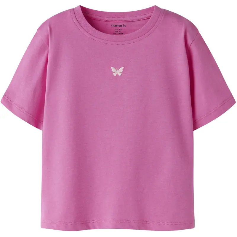 Name It Strawberry Moon Butterfly Embroidery Nmfvictoria Ss Nreg Top 1