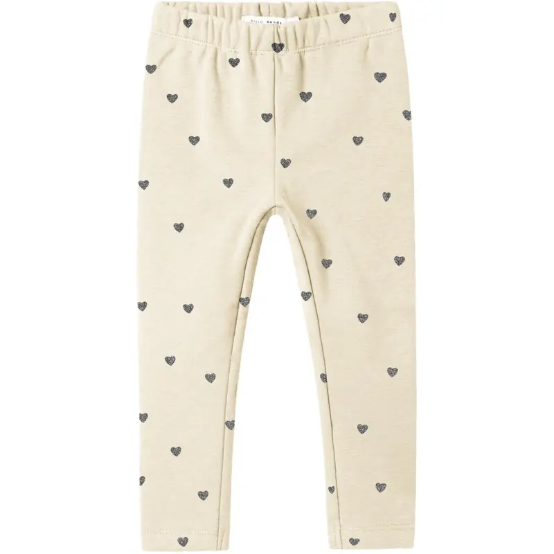 Name It Summer Sand W. Glitter Lava Smoke Hearts Nmftavina Sweat Fleece Leggings Bru Noos 1