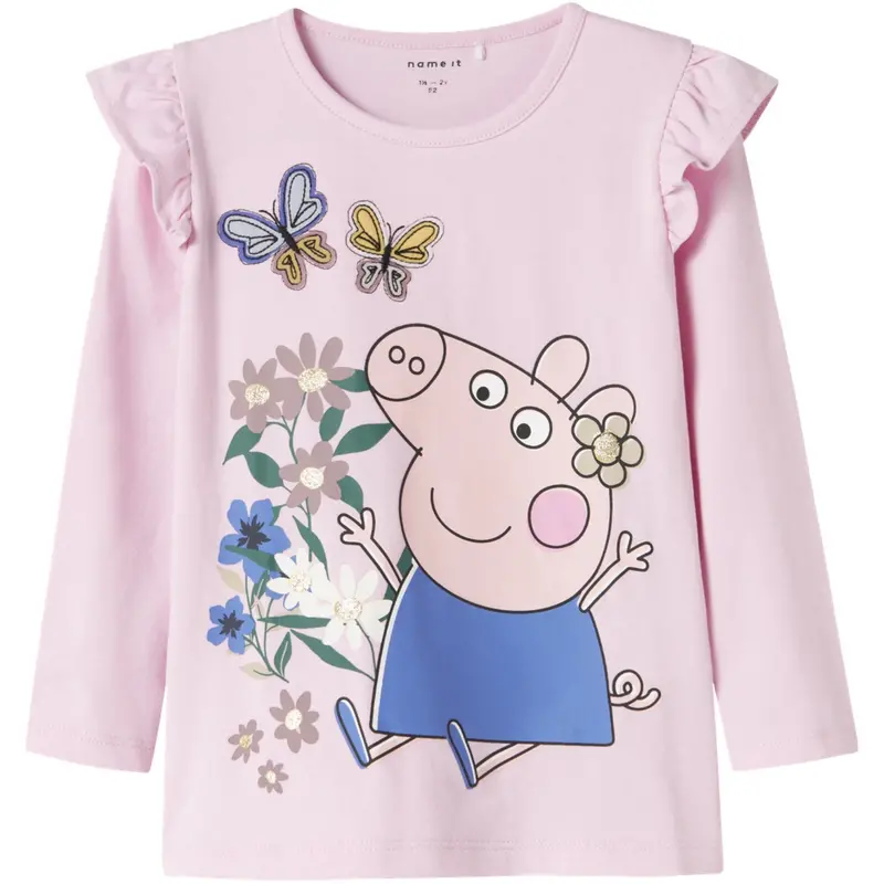 Name It Sweet Dreams Nmfanna Peppa Ls Top Box Cplg 1
