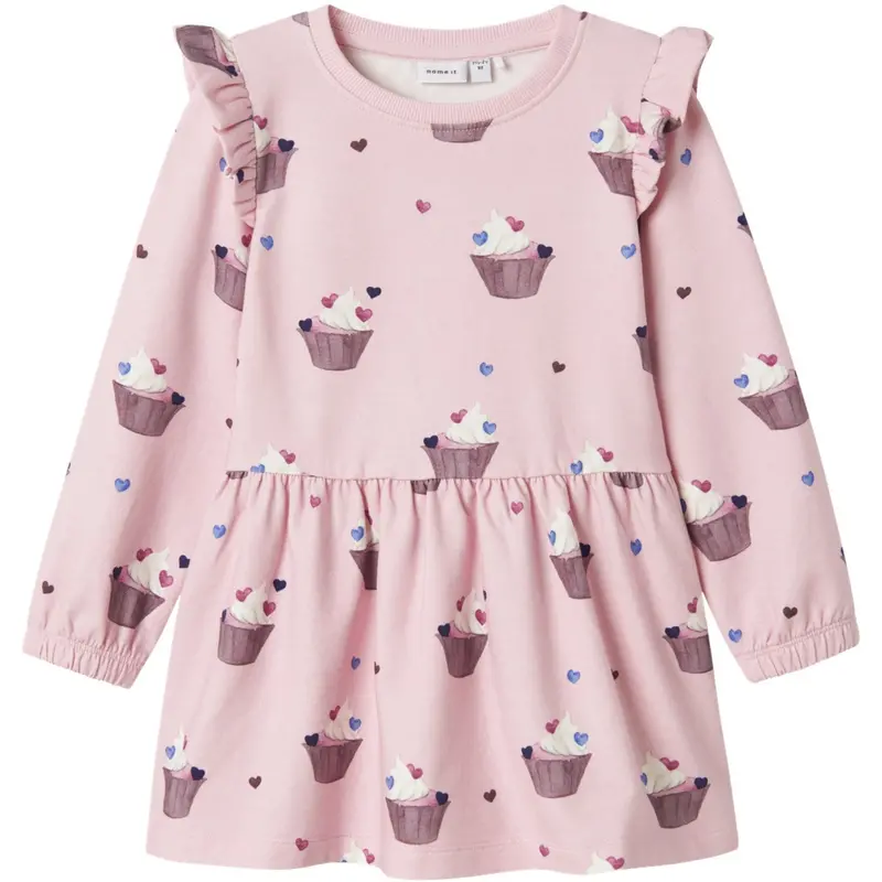 Name It Sweet Dreams Nmfnaya Sweat Dress Bru 1