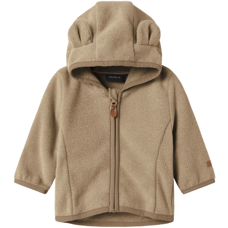 Name It Timber Wolf Nbnmeeko Fleece Jacket Melange 1