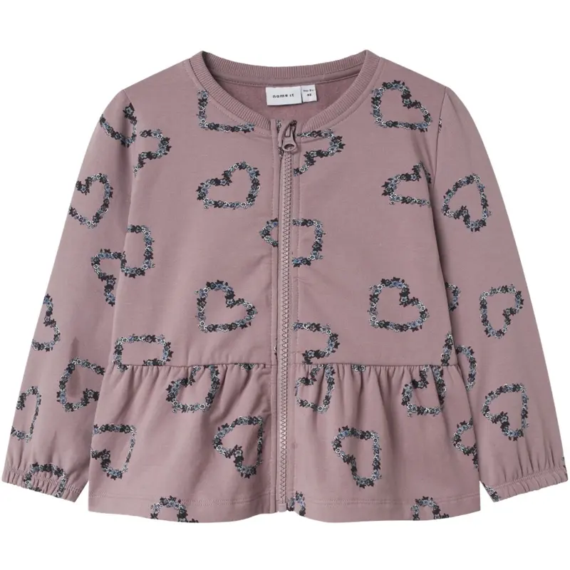 Name It Toadstool Nmfolukria Ls Sweat Cardigan Bru 1