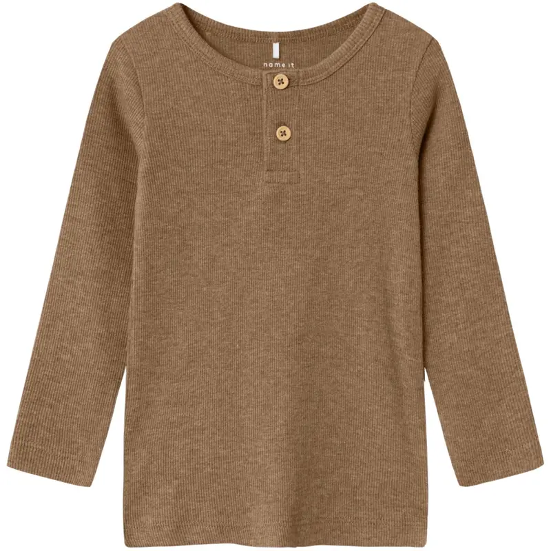 Name It Toasted Coconut Melange Nmmkab Ls Top Noos 1