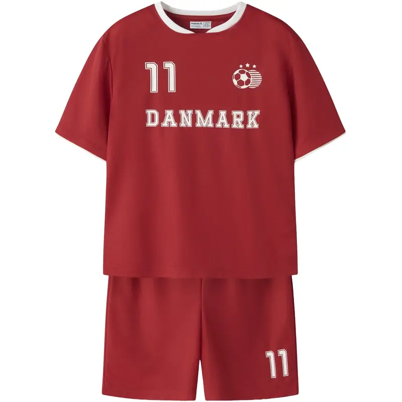 Name It True Red Nknhiteam Shorts Set 1