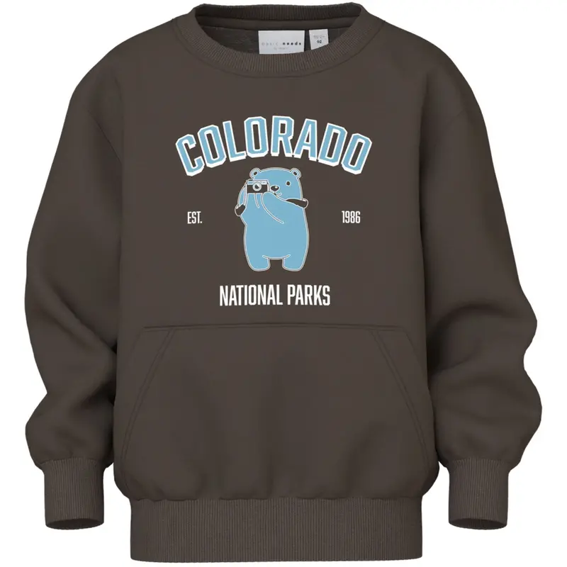 Name It Turkish Coffee Colorado Nmmvoder Ls Nreg Sweat Box Unb 1
