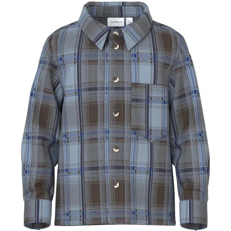 Name It Turkish Coffee Nmmlars Ls Nr Shirt 1