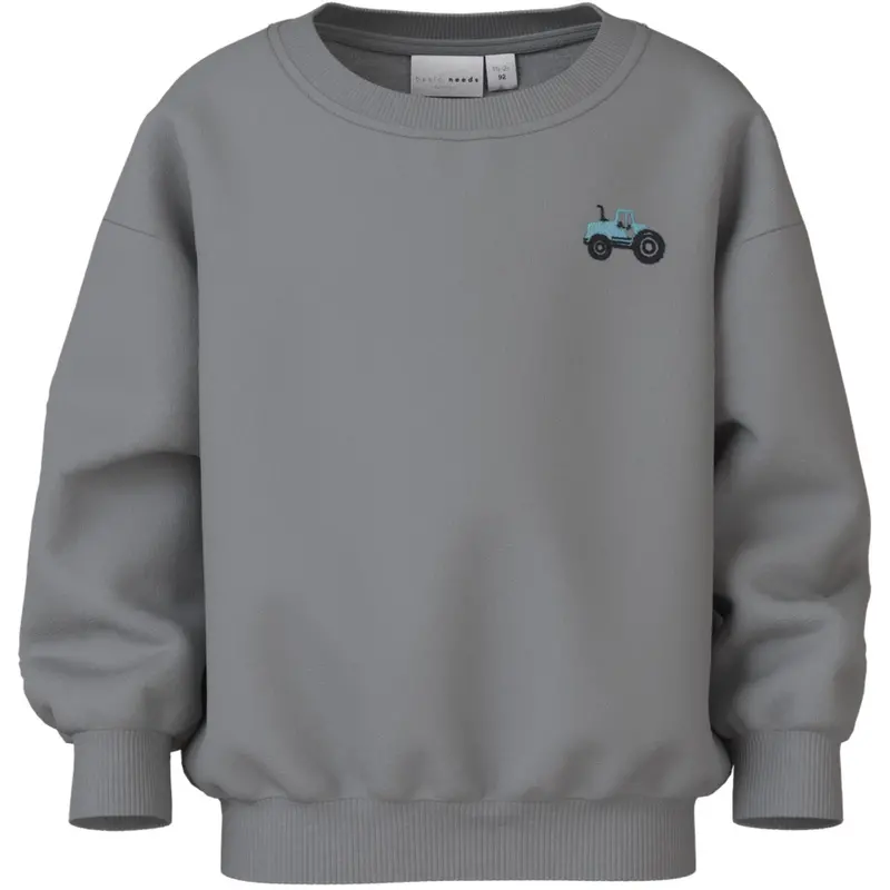 Name It Ultimate Grey Tractor Nmmvallen Ls Nreg Sweat Unb 1