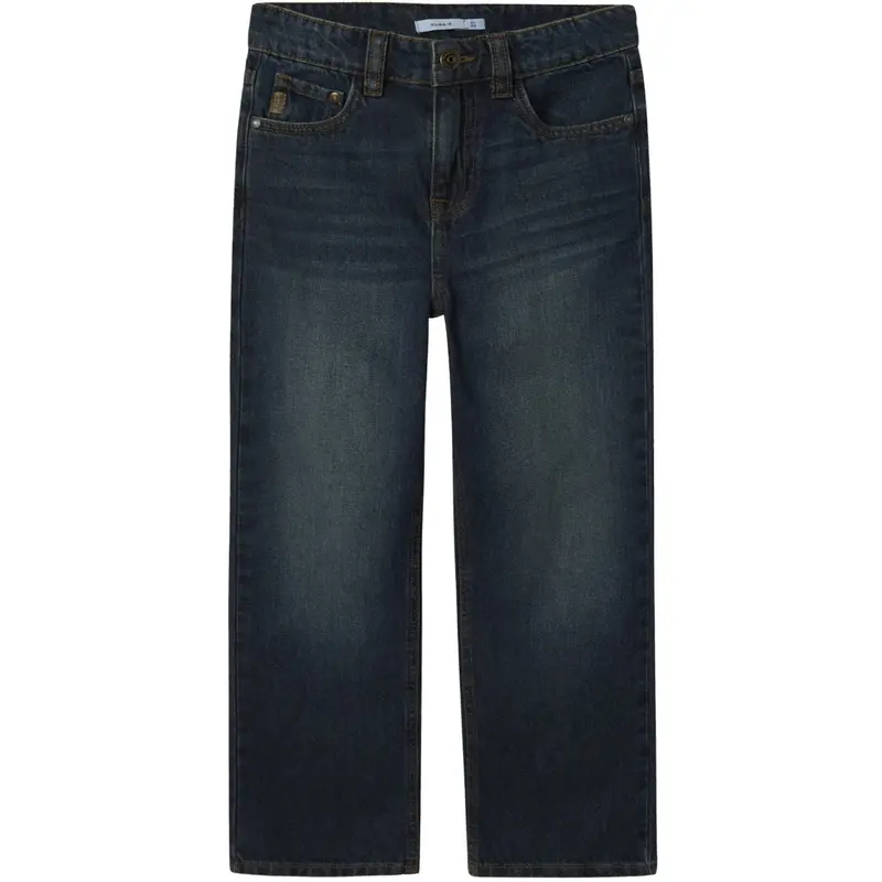 Name It Vintage Dark Blue Denim Nkmryan Straight Jeans 3418-Be Noos 1