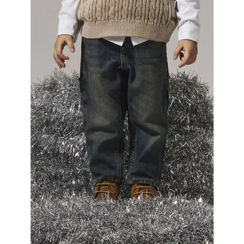 Name It Vintage Dark Blue Denim Nmmben Tap Jeans Carp 8940-Bc Noos 3
